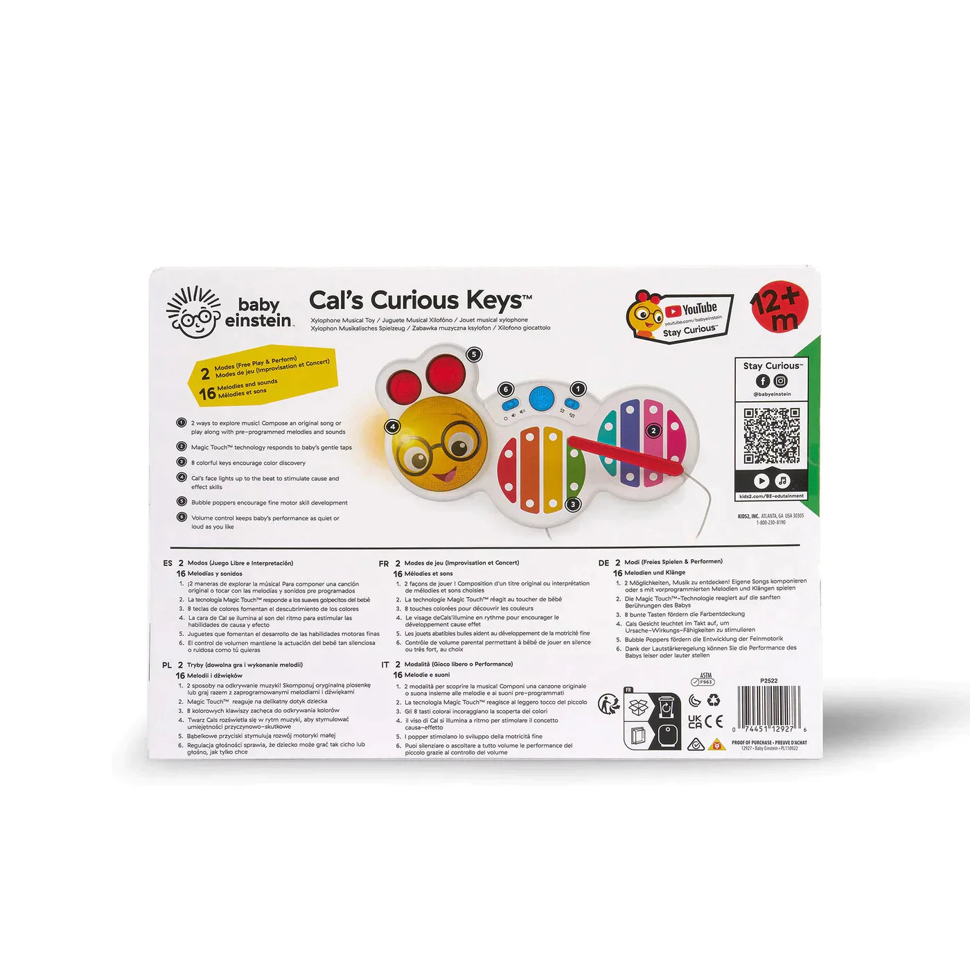 Cal’s Curious Keys Xylophone Musical Toy