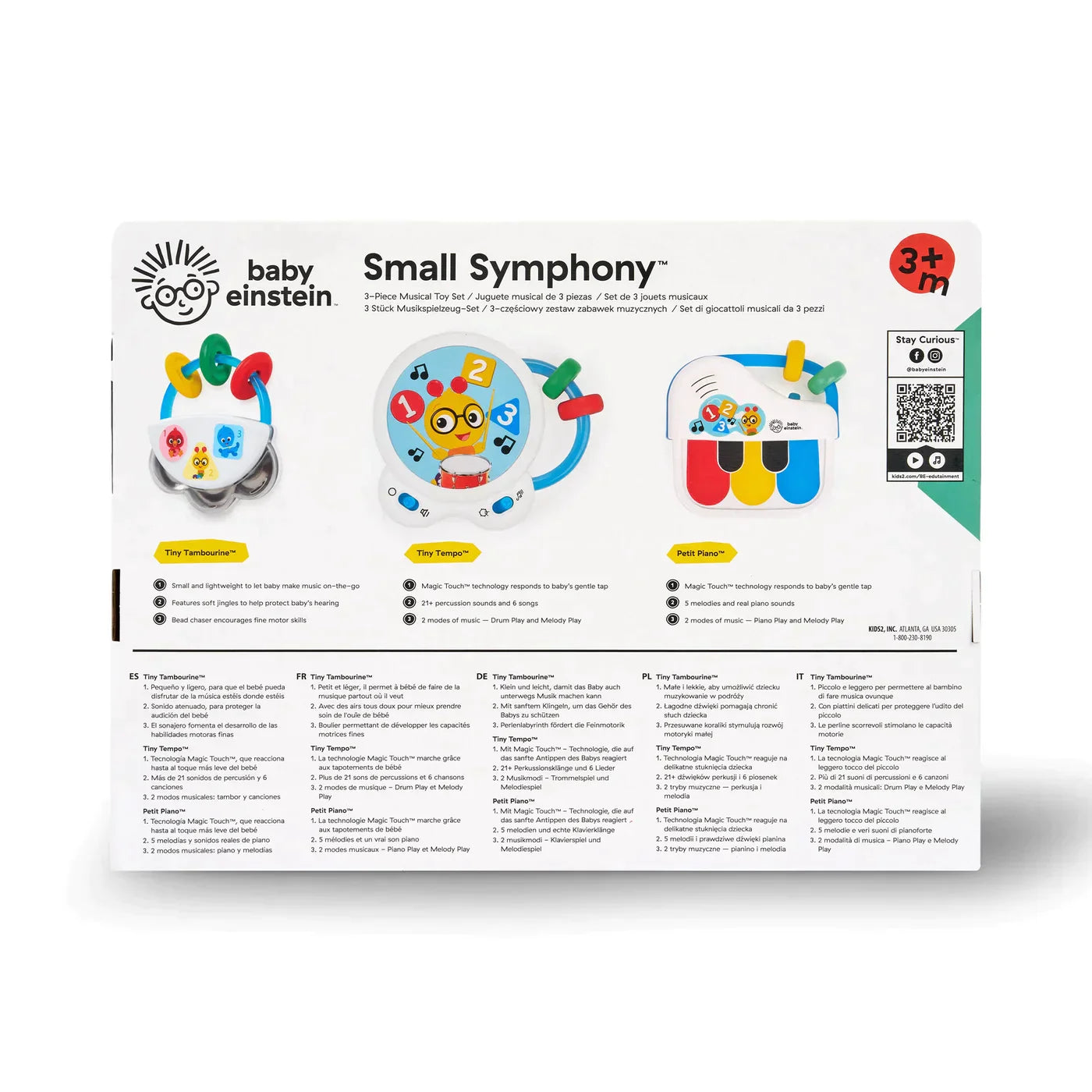 Small Symphony 3-Piece Musical Toy Set