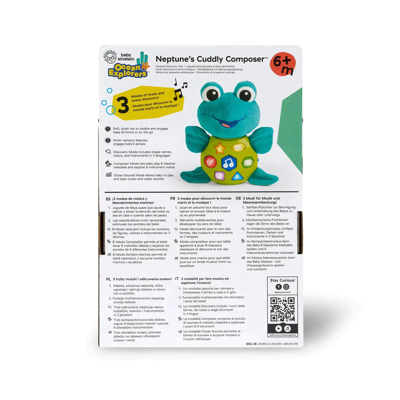 Neptune’s Cuddly Composer Musical Discovery Toy