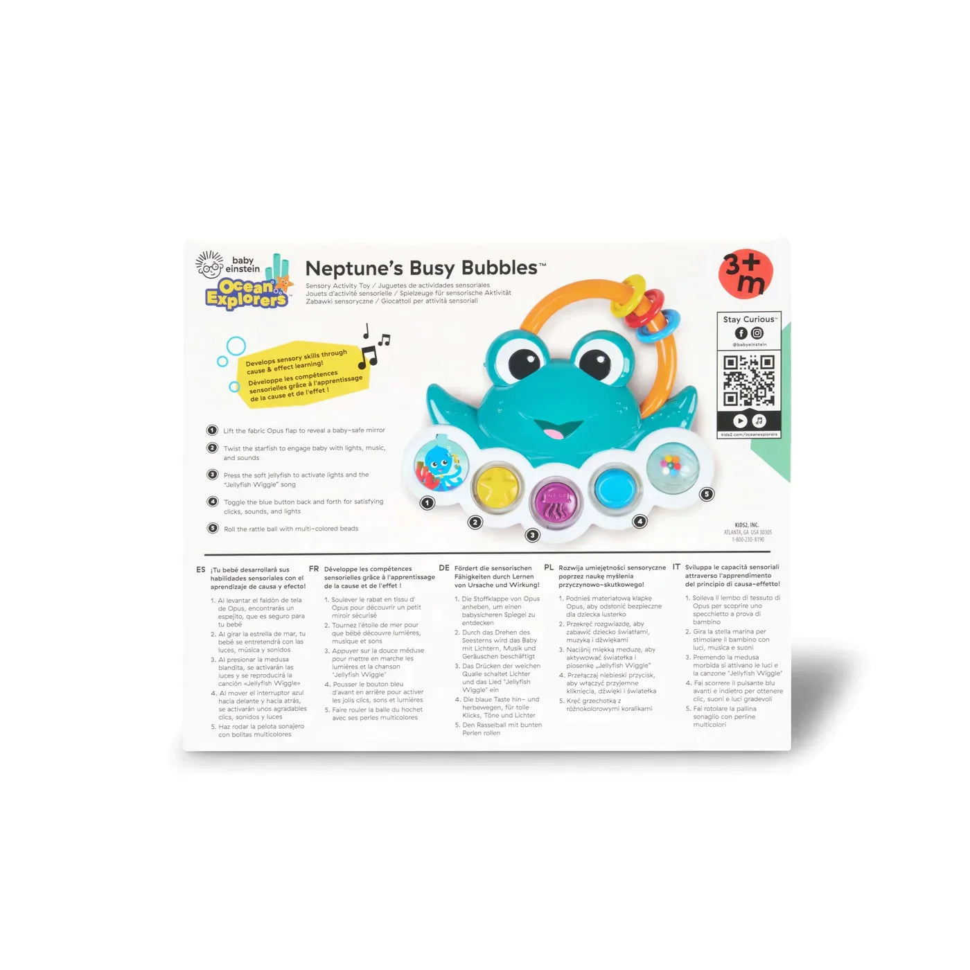 Neptune's Busy Bubbles Sensory Activity Toy