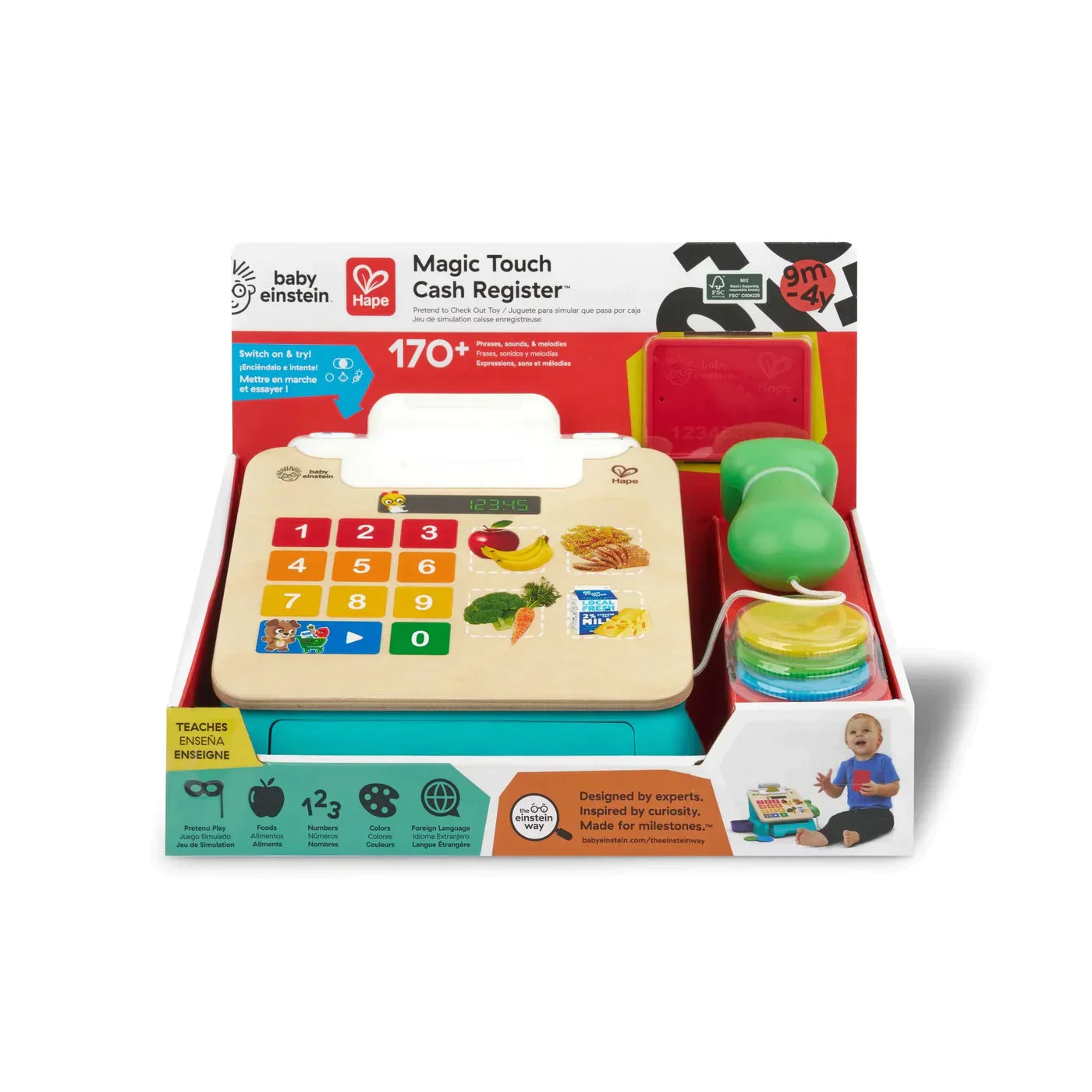 Magic Touch Cash Register Pretend to Check Out Toy