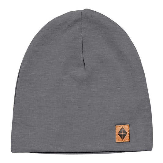 BAMBOO JERSEY BEANIE CHARCOAL