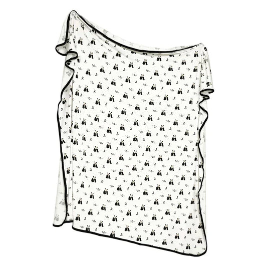 Swaddle Blanket Black & White Zen