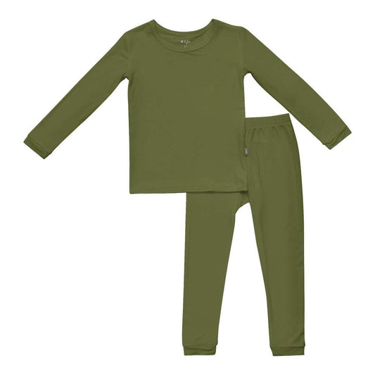 Toddler Pajama Set Olive