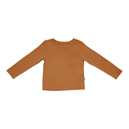 Long Sleeve Toddler Unisex Tee Nutmeg