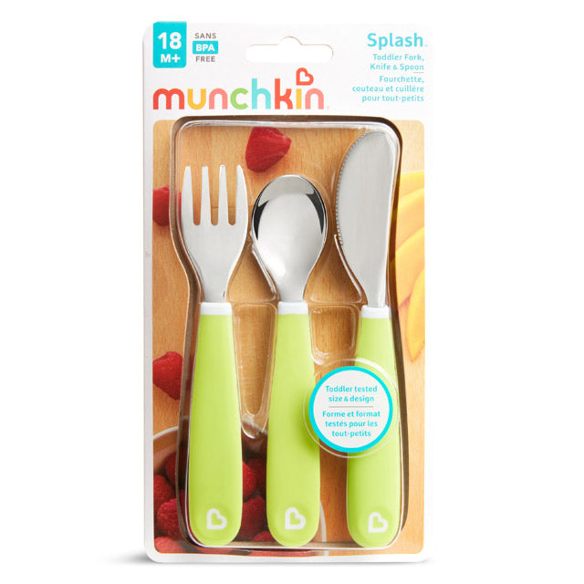 Splash Toddler Fork, Knife & Spoon Set