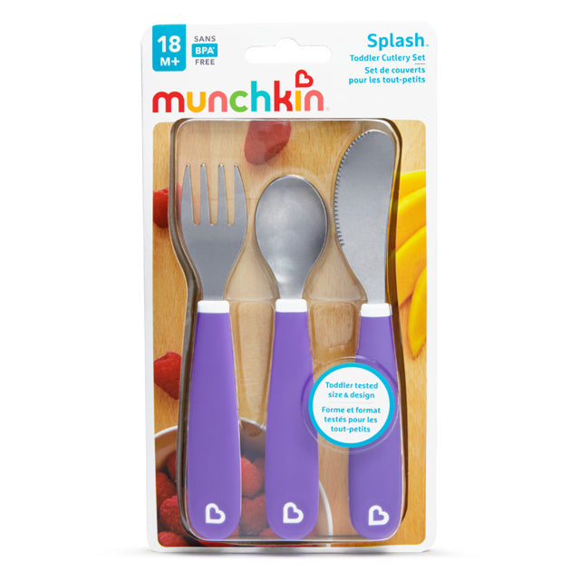 Splash Toddler Fork, Knife & Spoon Set