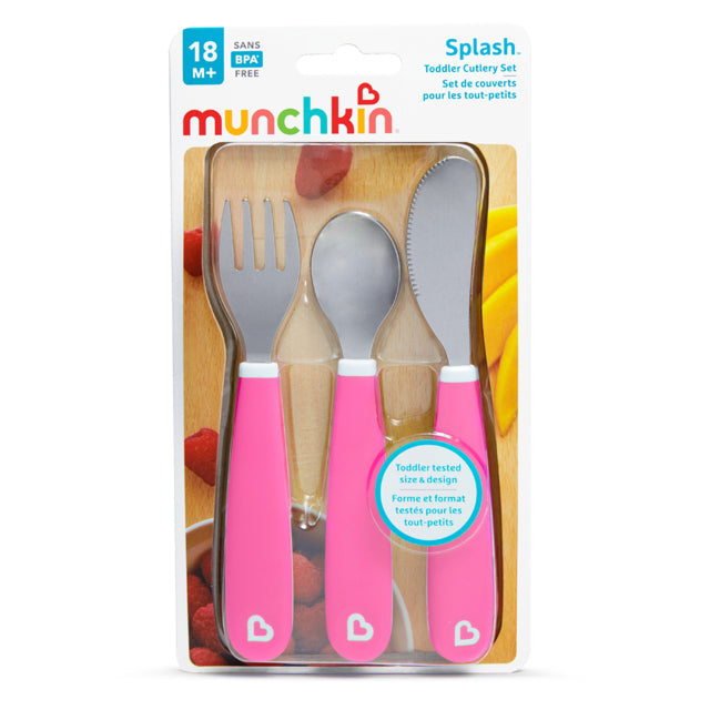 Splash Toddler Fork, Knife & Spoon Set