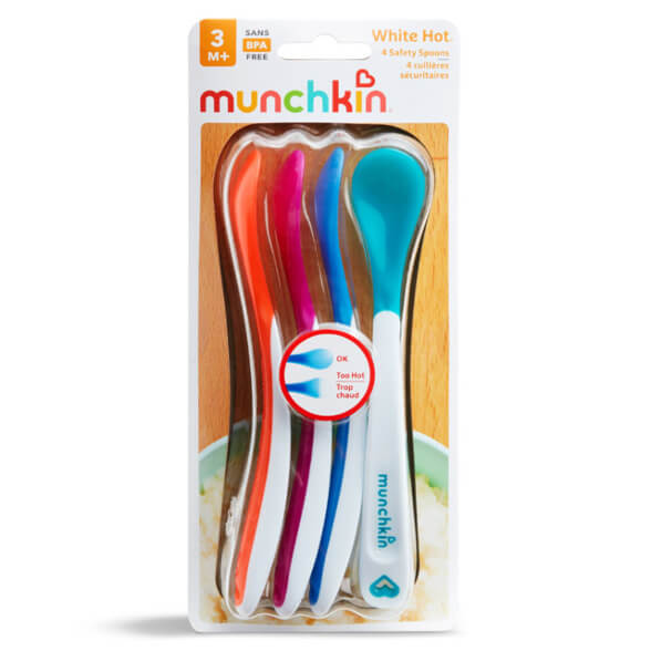 White Hot Infant Spoons 4pk
