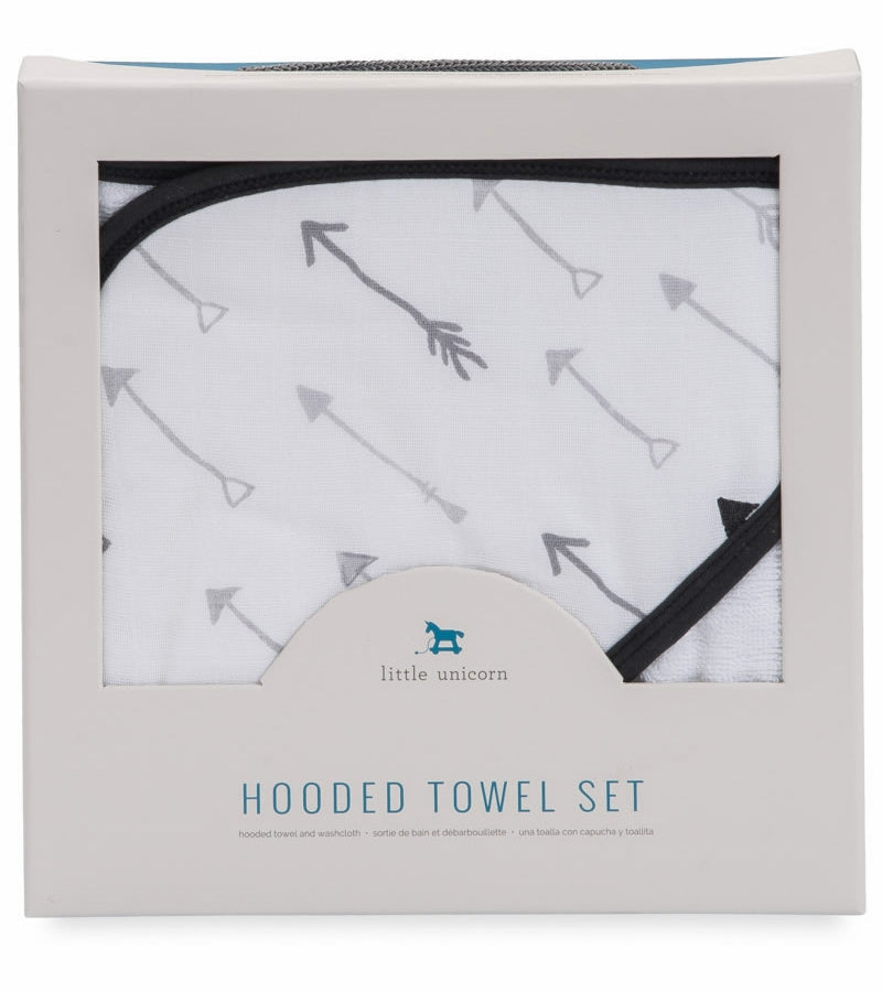 Hooded Towel & Washcloth Set