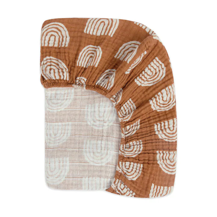 Mini Crib Sheet Organic Muslin Cotton
