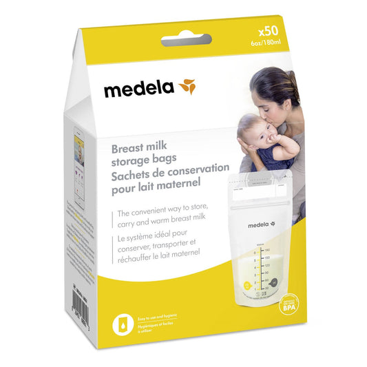 Breast milk storage bags