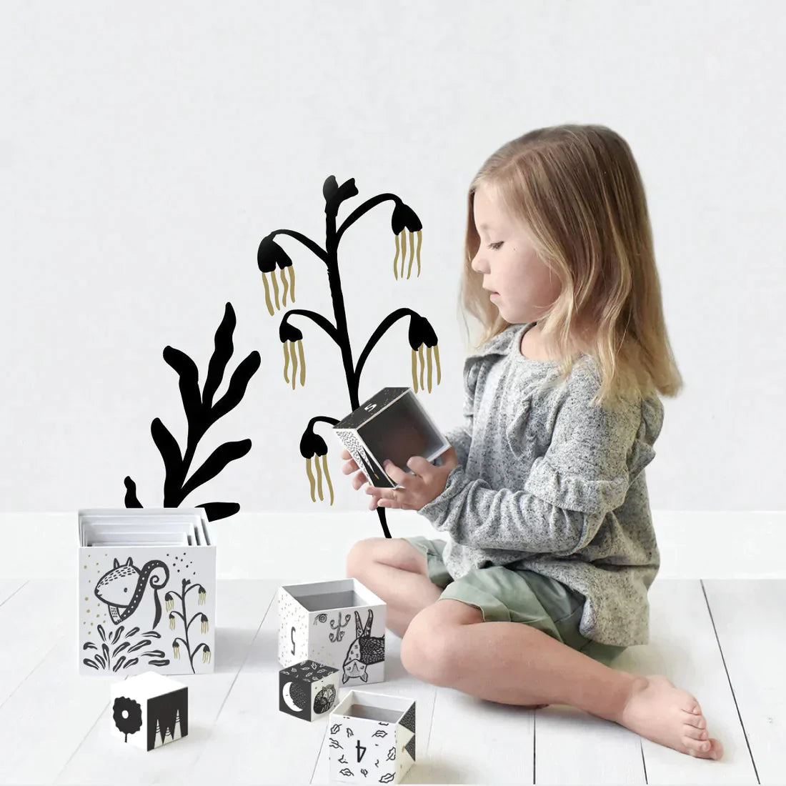 Nesting Blocks Woodland Numbers