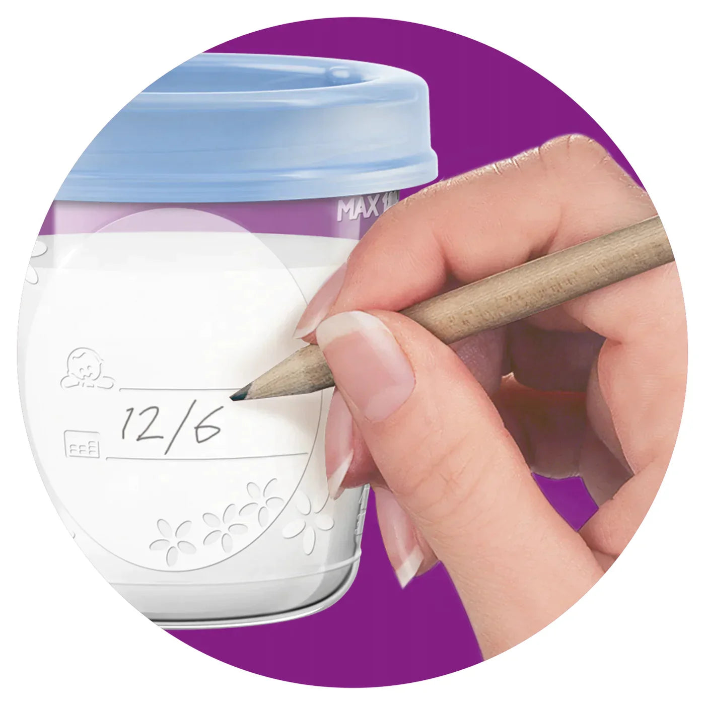 Breast Milk Storage Cups One Size