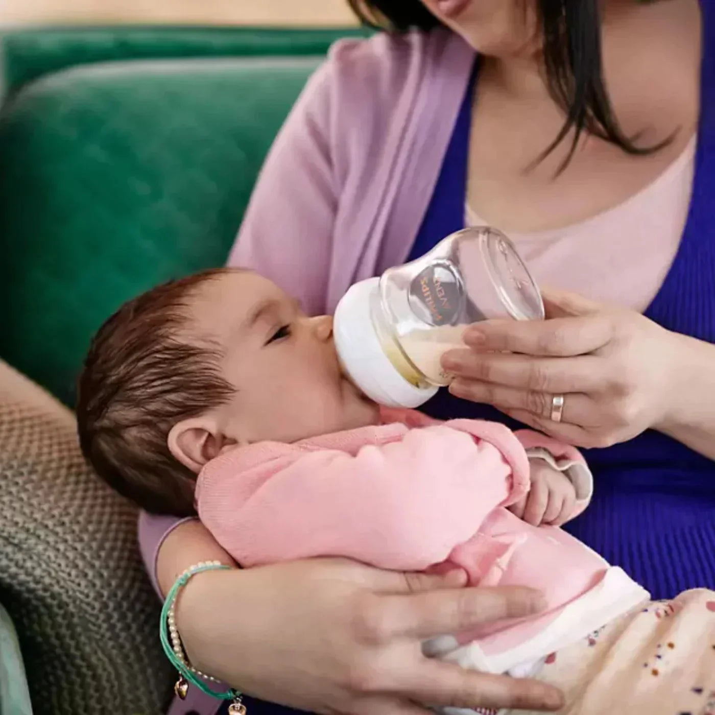 Glass Natural Bottle Set 0m+