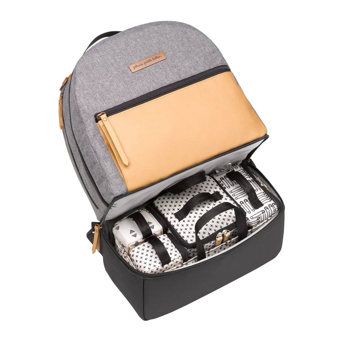 Axis Backpack: Camel/Graphite