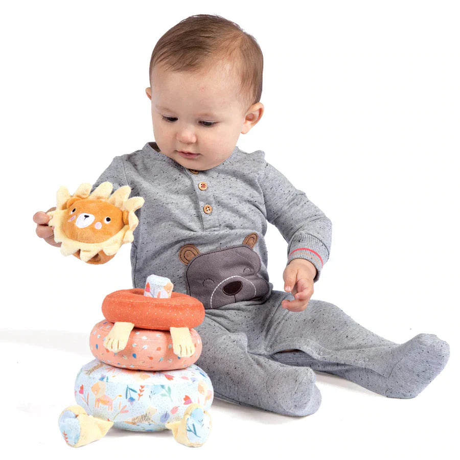 Safari Lion Plush Stacker