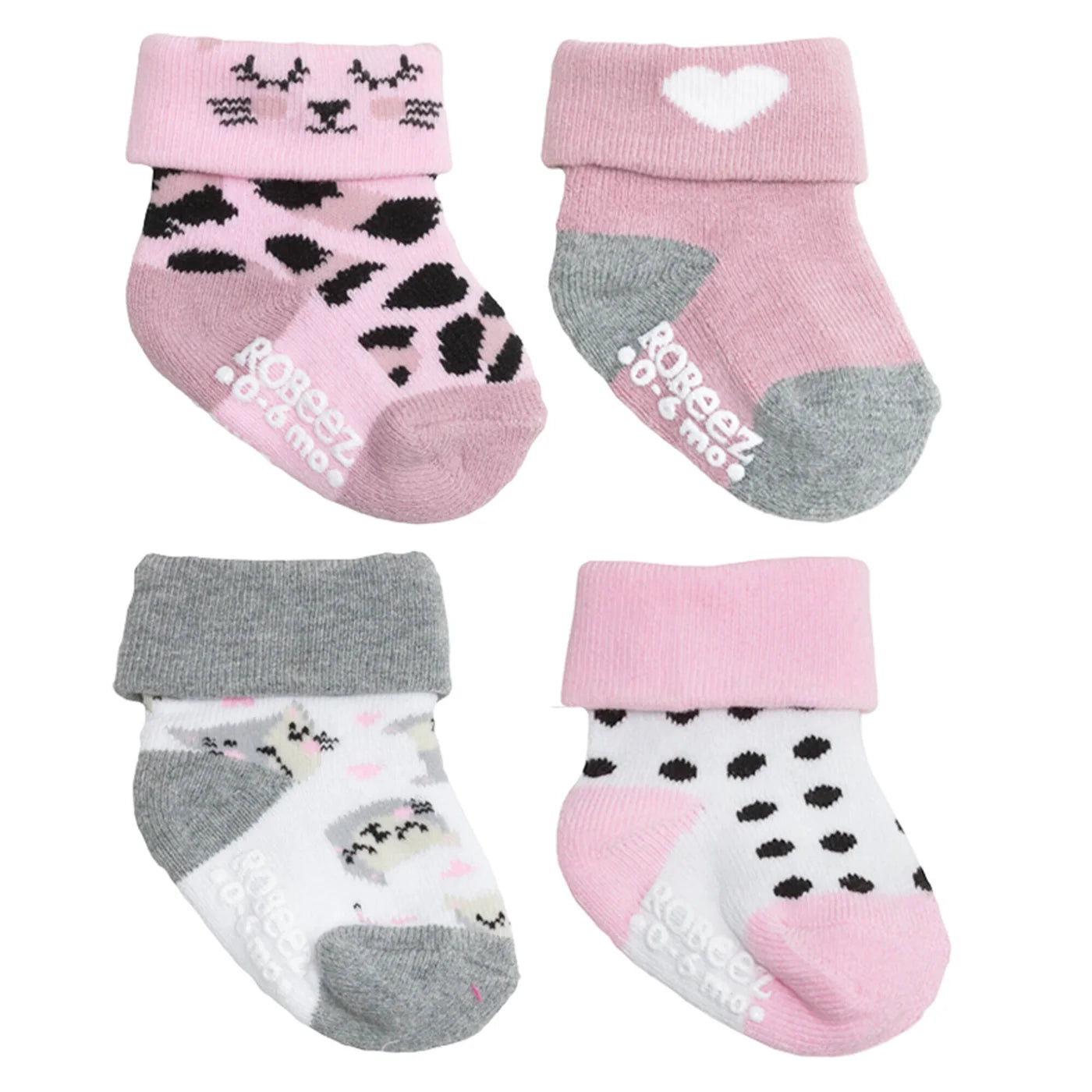 8 Pack Infant Socks - Little Kitty