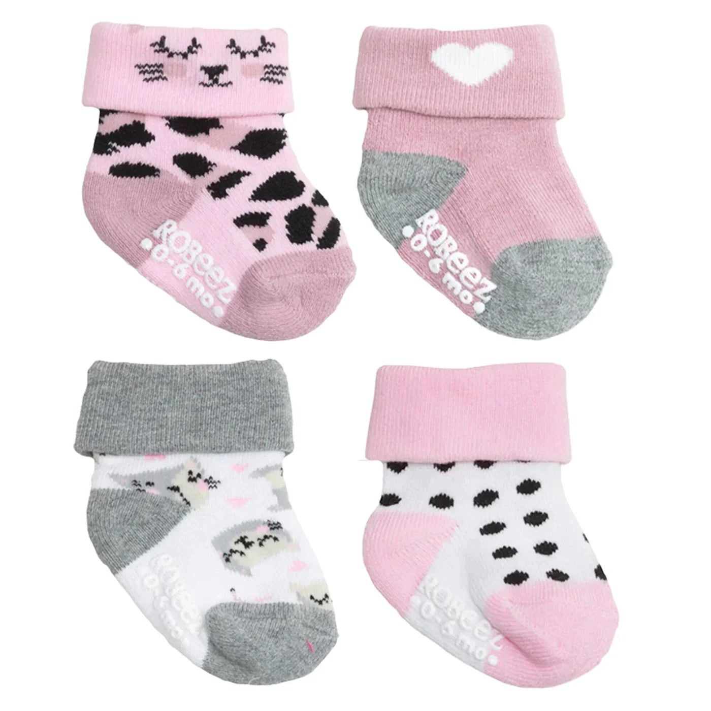 8 Pack Infant Socks - Little Kitty