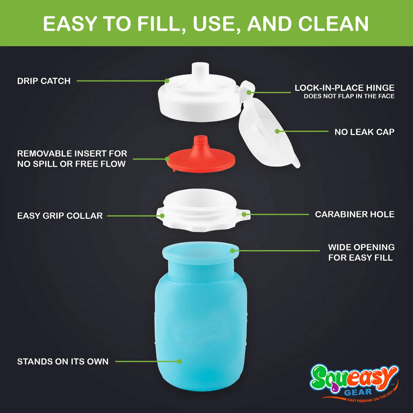 Squeasy Snacker 3.5oz