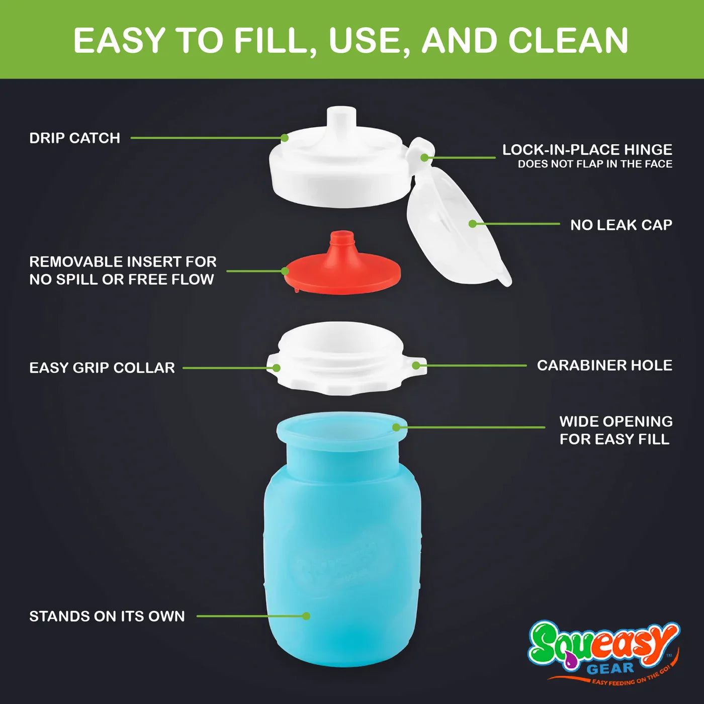 Squeasy Snacker 3.5oz