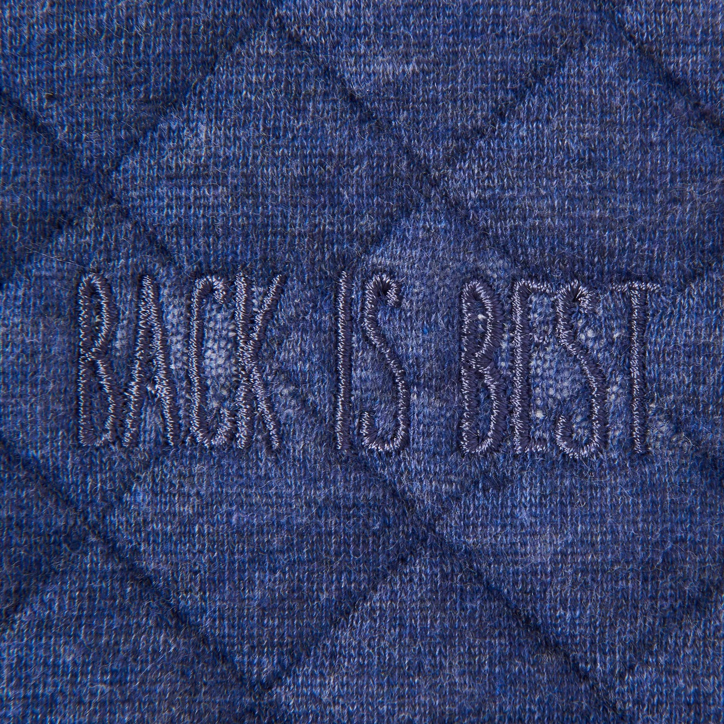 Quilted Easy Transition Denim Heather