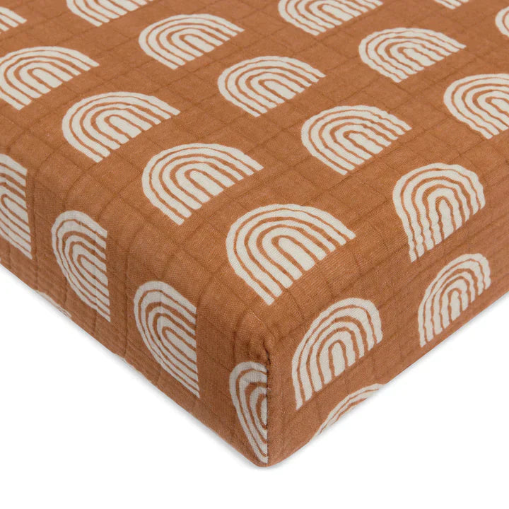 Crib Sheet Organic Muslin Cotton