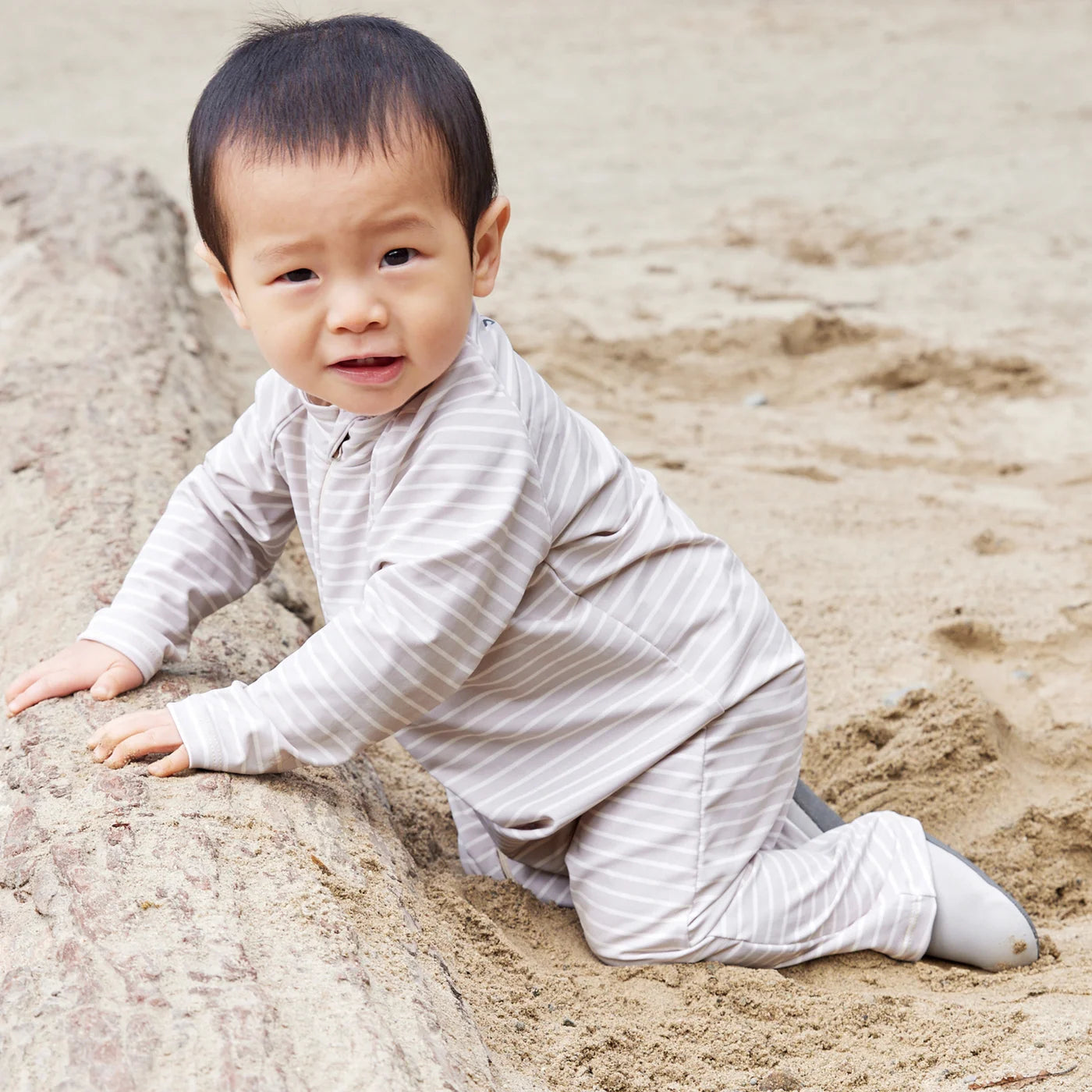 Sun Suit-Dune Stripes