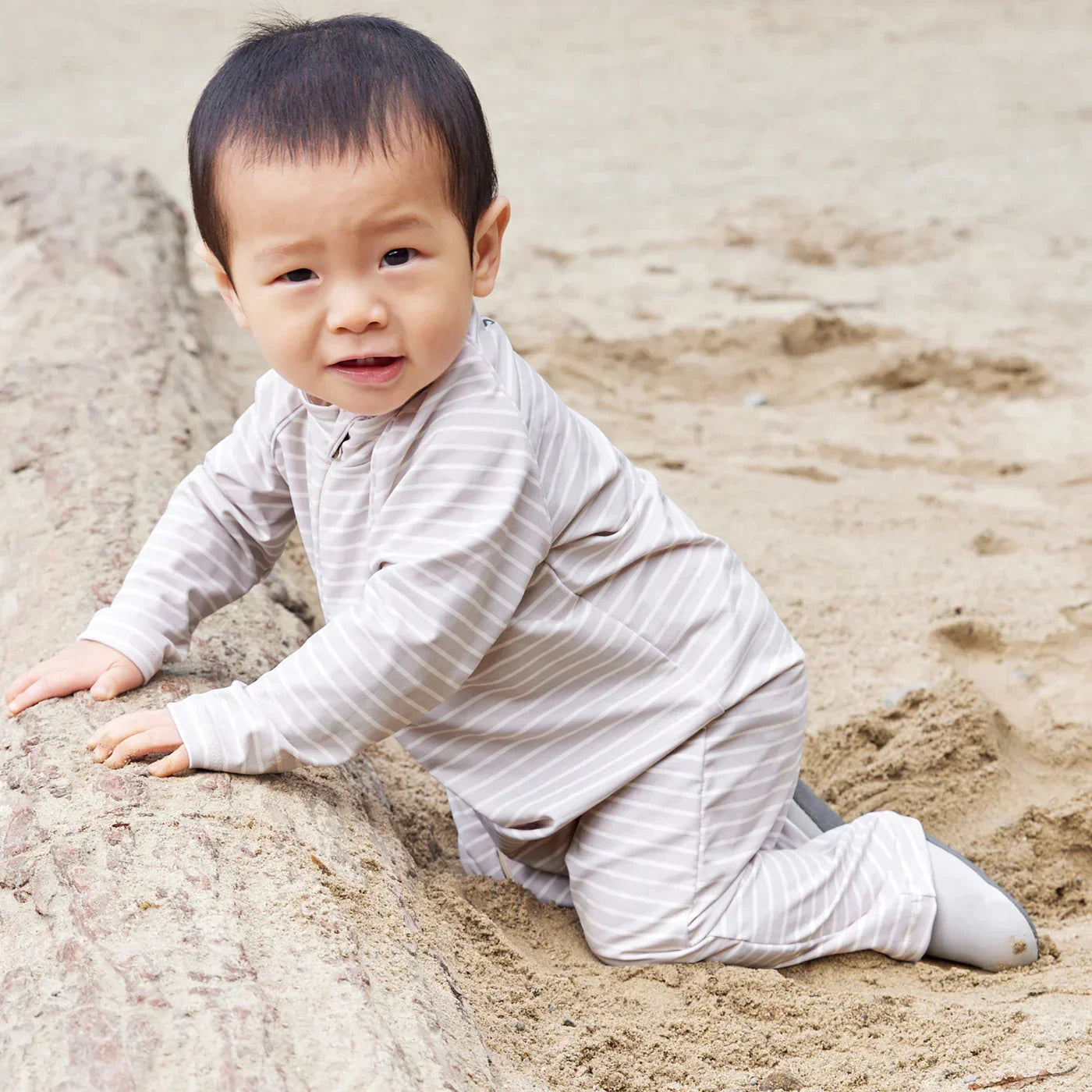 Sun Suit-Dune Stripes