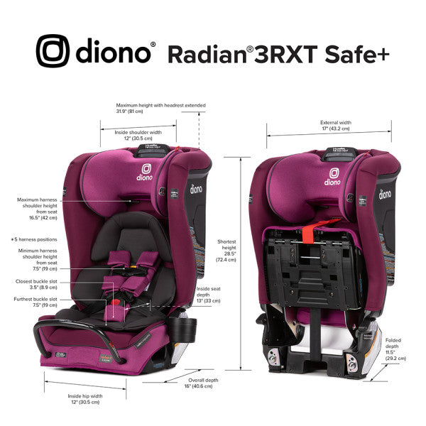 Diono Radian 3RXT SafePlus All-in-One Convertible Car Seat