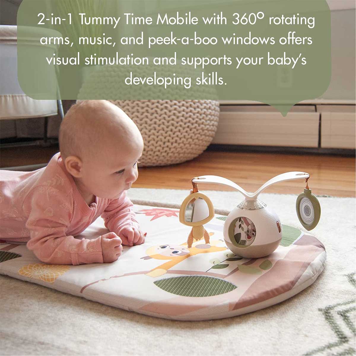 Boho Chic 2-in-1 Take Along Deluxe Bassinet