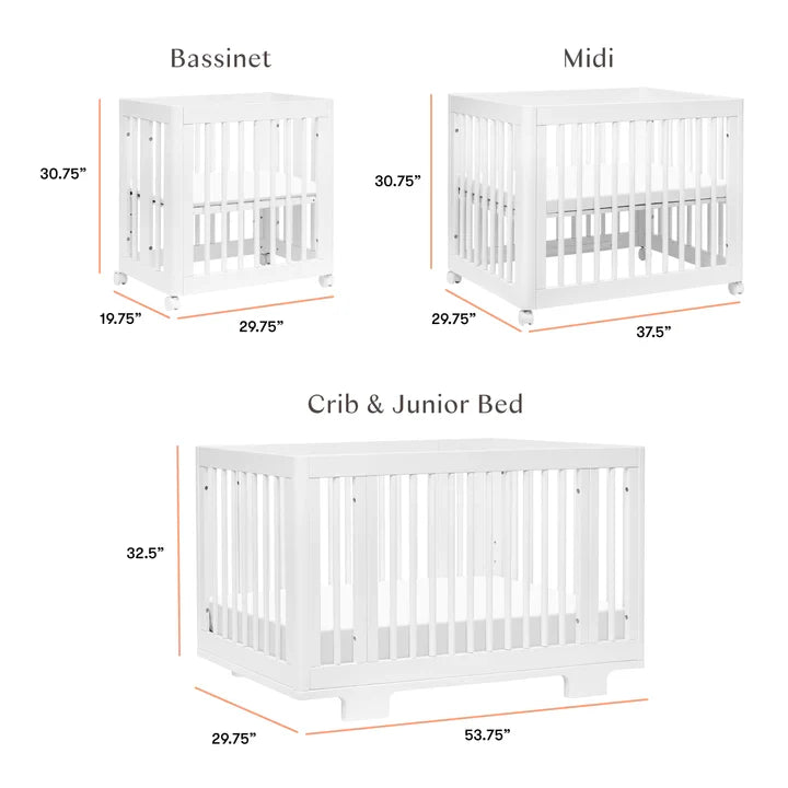 Babyletto Yuzu 8-in-1 Crib & Conversion Kits