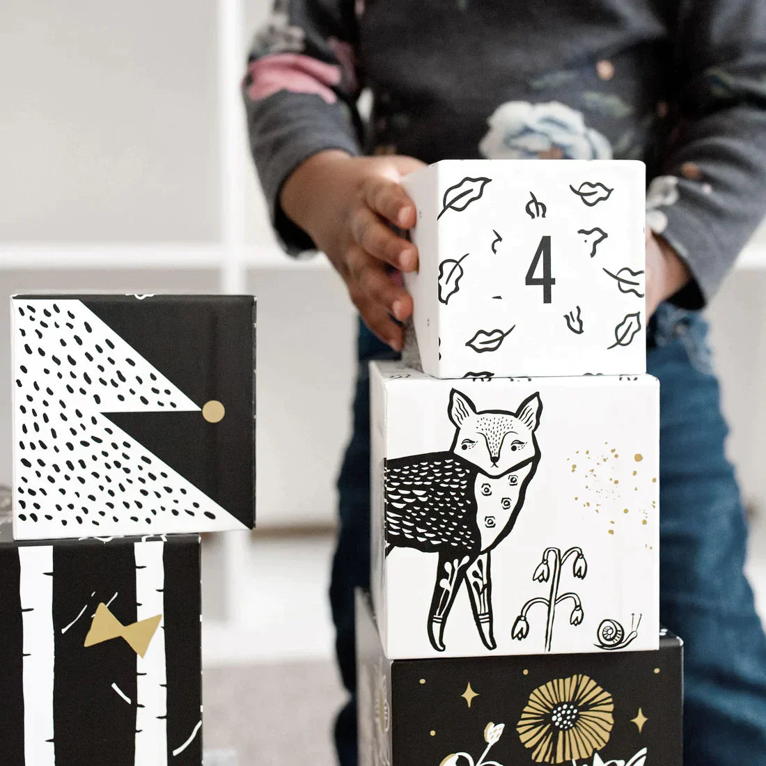 Nesting Blocks Woodland Numbers