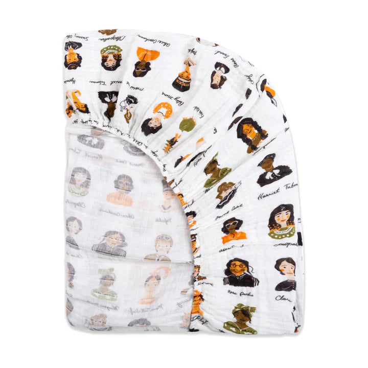 Crib Sheet Organic Muslin Cotton