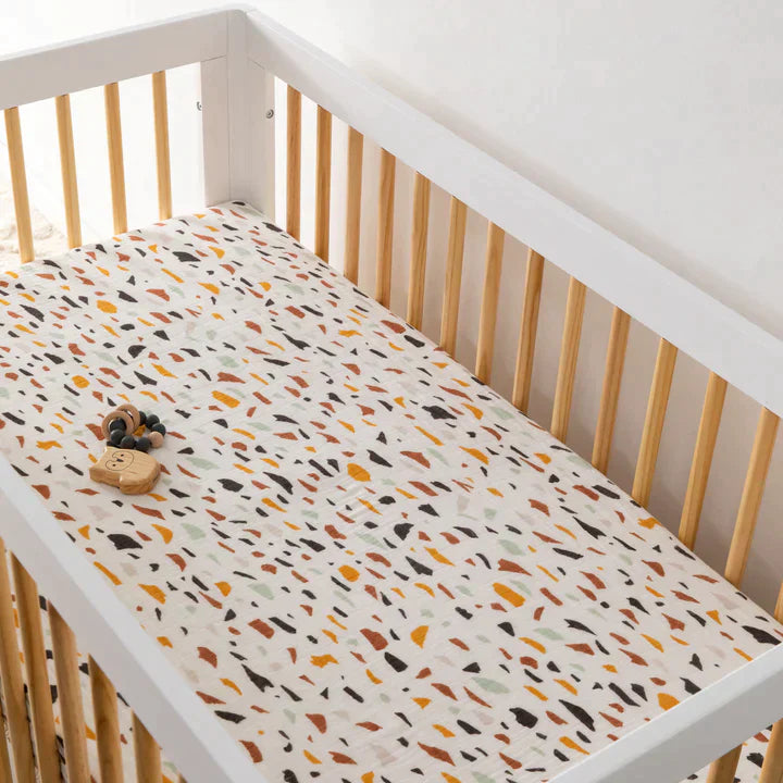 Crib Sheet Organic Muslin Cotton