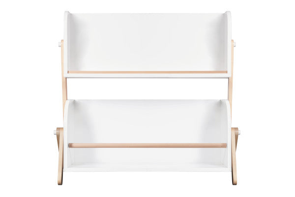 Babyletto Tally Storage Bookshelf White /Washed Natural