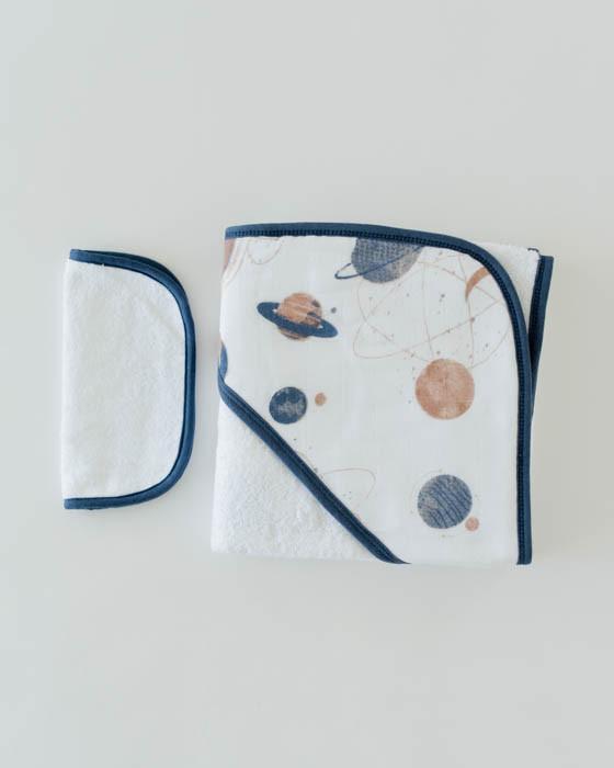 Hooded Towel & Washcloth Set