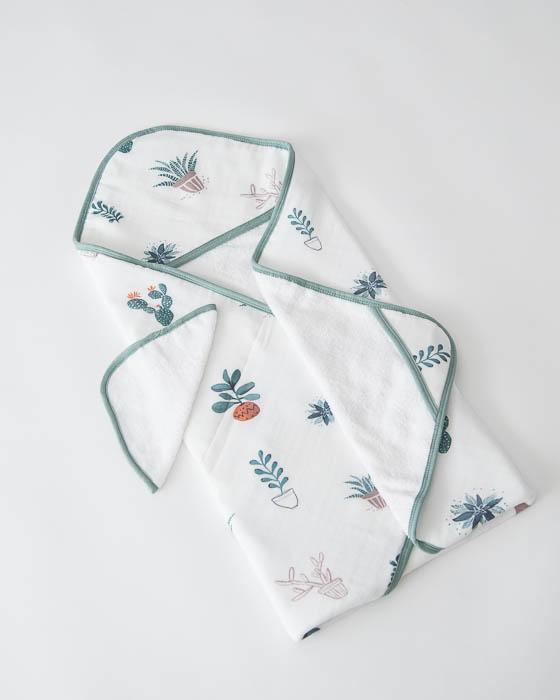 Hooded Towel & Washcloth Set