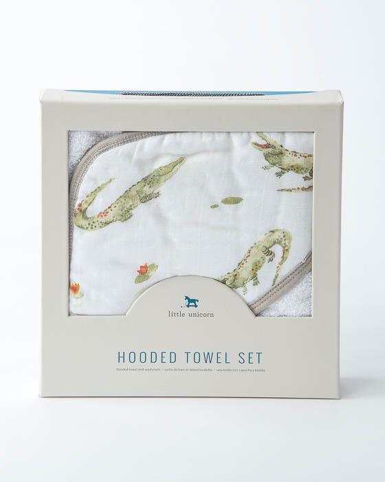 Hooded Towel & Washcloth Set