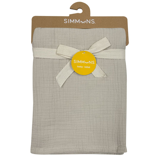 Simmons Deluxe 4 Ply Muslin Blanket