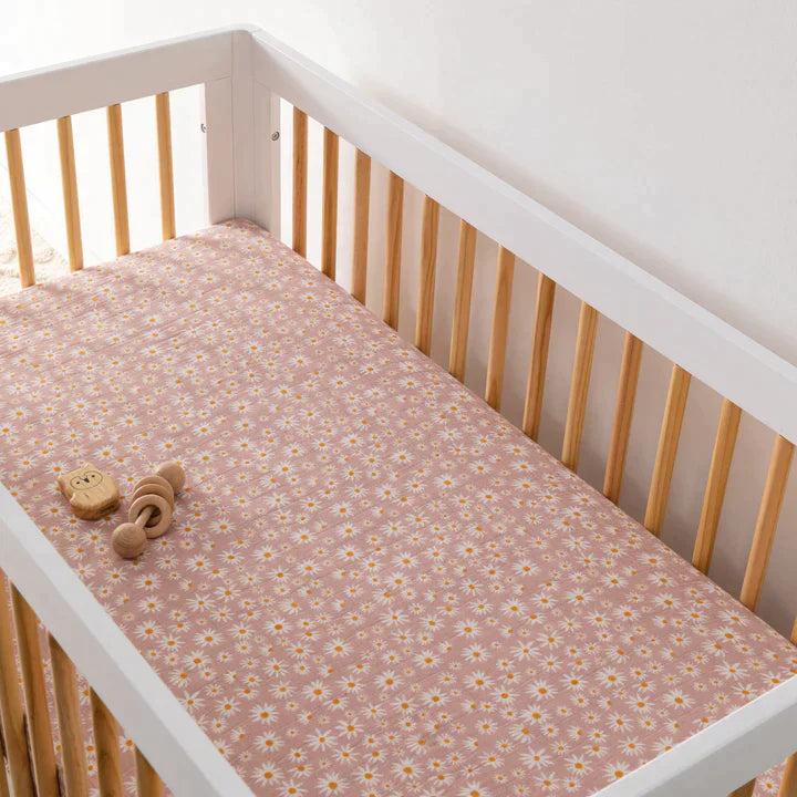 Crib Sheet Organic Muslin Cotton