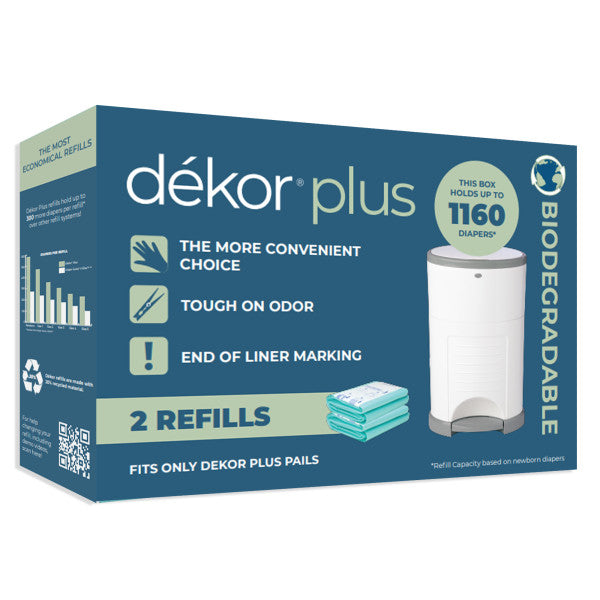 Dekor Plus Diaper Pail Biodegradable Refills