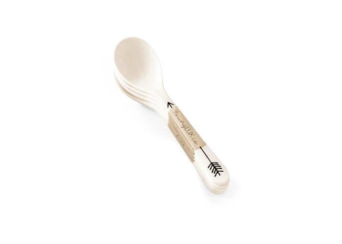 Bamboo Fiber Spoon 4 pack Arrows
