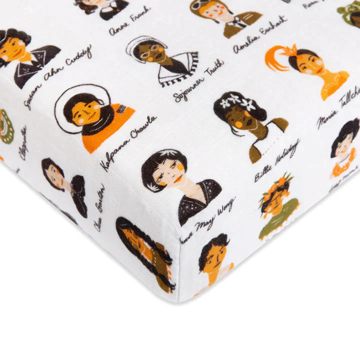 Crib Sheet Organic Muslin Cotton