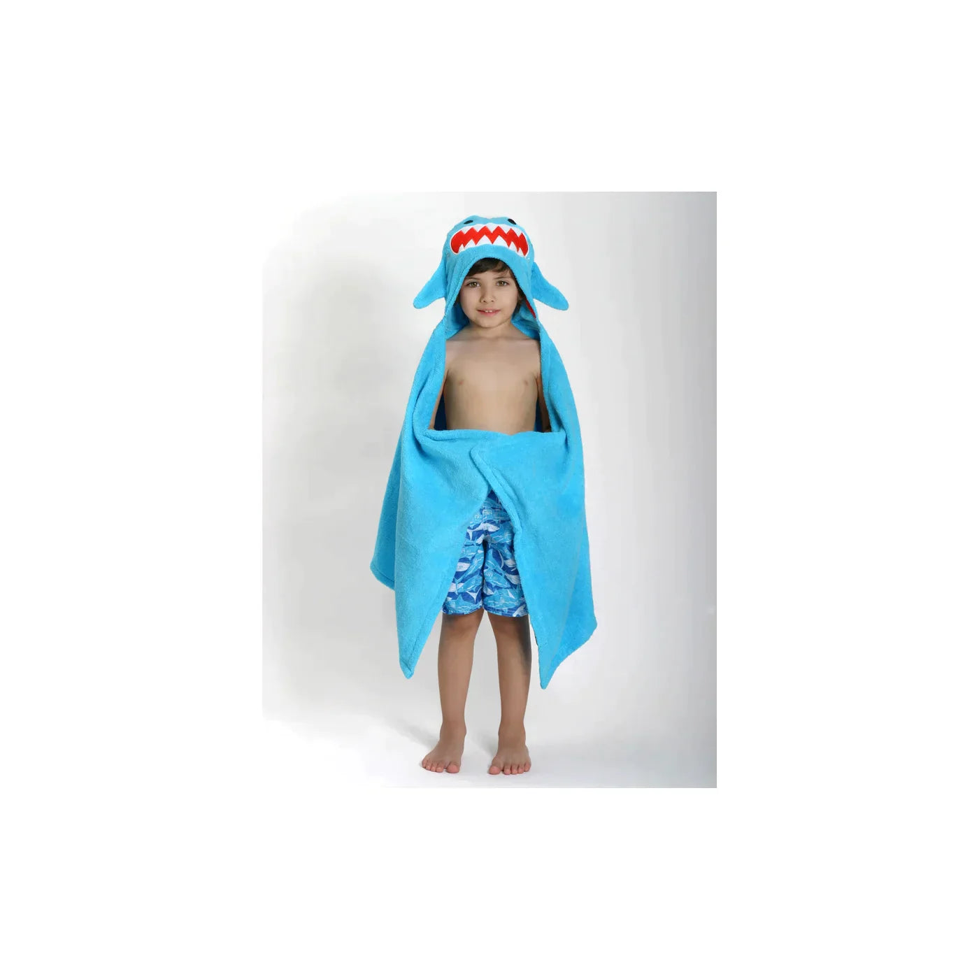 Kids Plush Terry Hooded Bath Towel