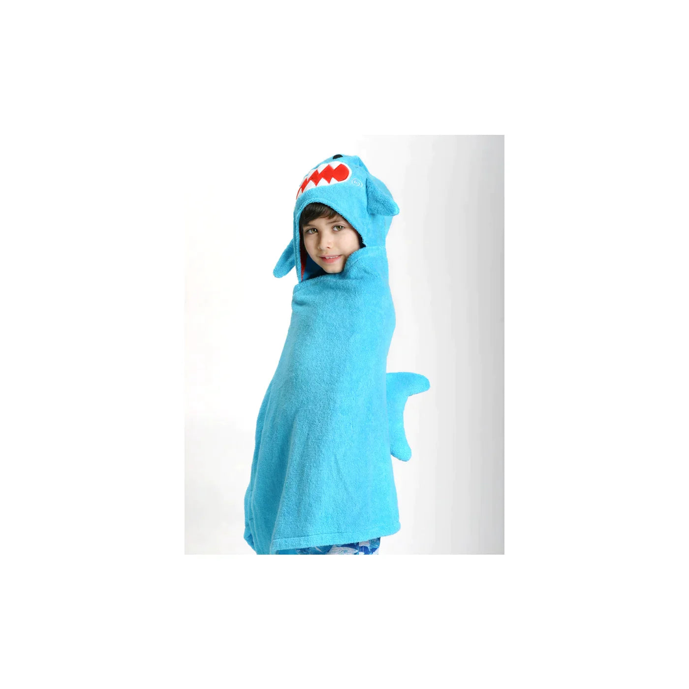 Kids Plush Terry Hooded Bath Towel