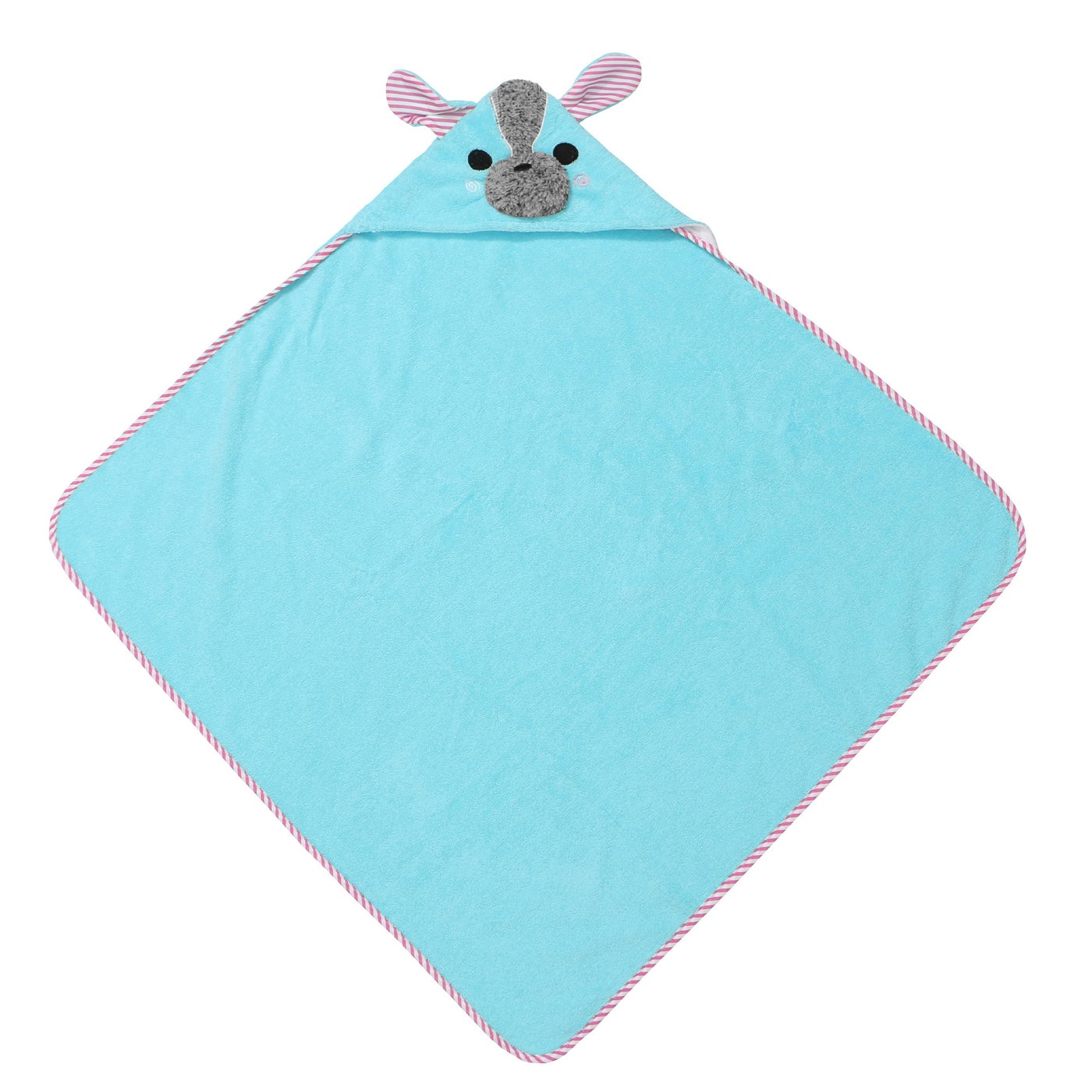 Baby Snow Terry Hooded Bath Towel 0-18M