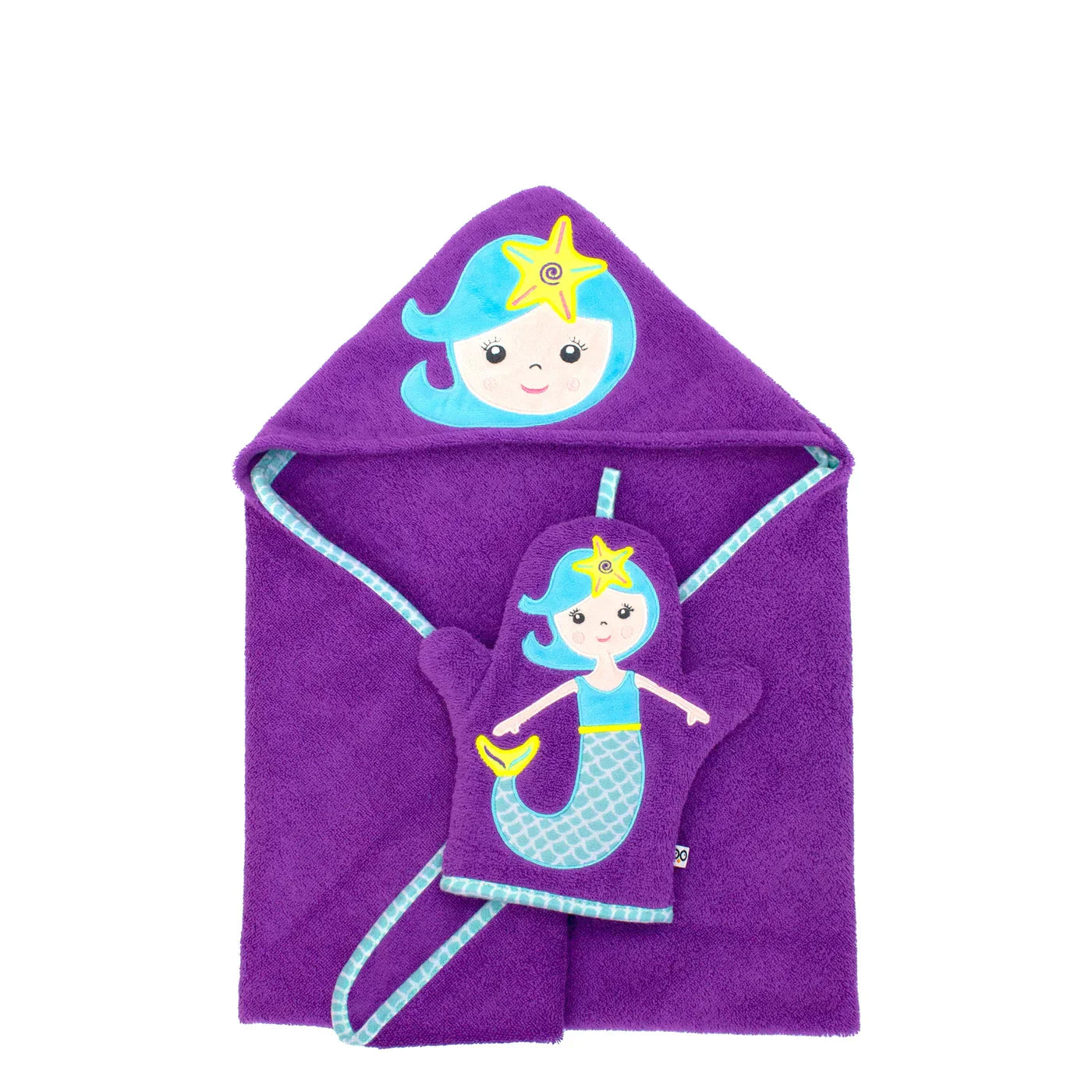 Baby Snow Terry Hooded Bath Towel 0-18M