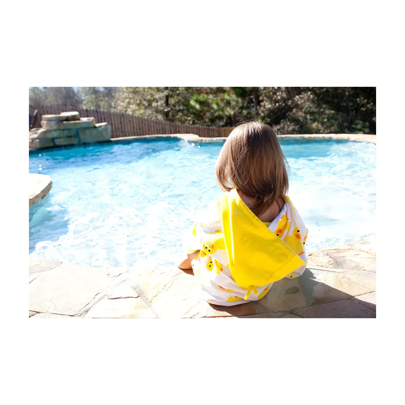 UPF50+ Baby Terry Swim Coverup - Duck